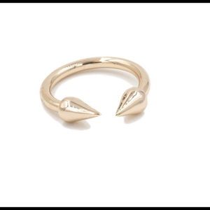 Kinsley Armelle Spike Gold Ring